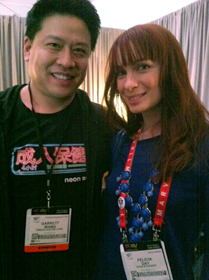 Gibson CES 2013 - Felicia Day with Garrret Wang